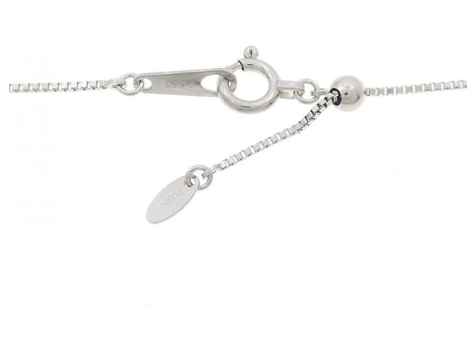 Autre Marque Collana di Diamanti Pt900 Pt850 Argento - vista 5