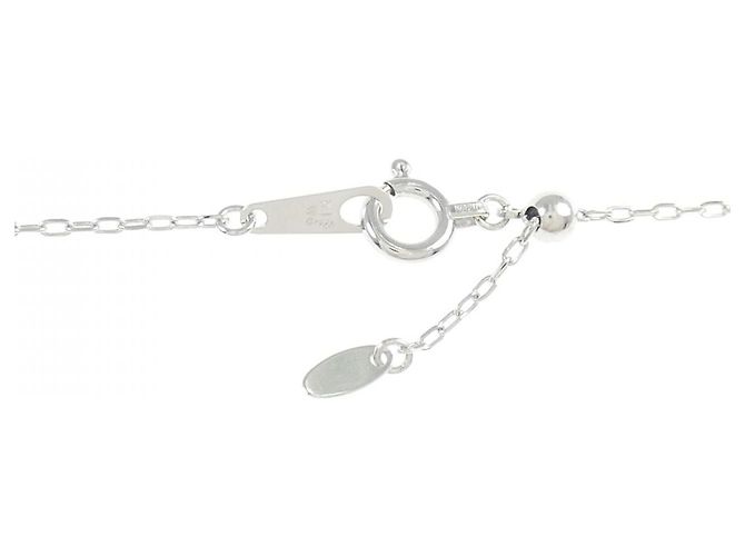 Autre Marque Collana in oro bianco Au750, rubino e diamante Rosso - vista 5