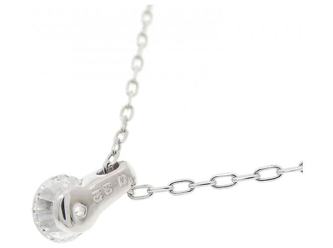 Autre Marque Collana solitario con diamante PT850 Argento - vista 4