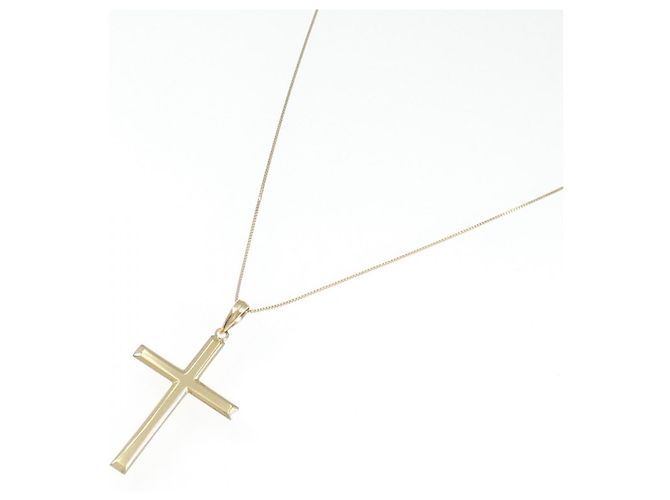 Autre Marque Collana Croce Au750 D'oro - vista 2