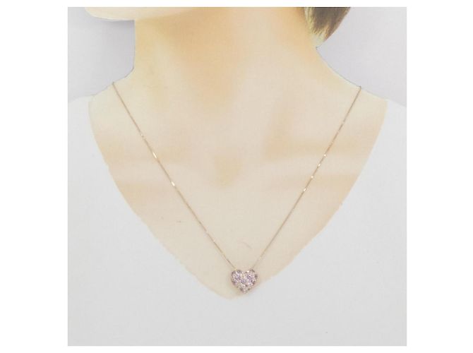 Autre Marque Collana in zaffiri e diamanti Au750 Rosa - vista 6