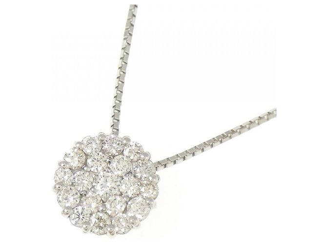 Autre Marque Collana in platino e diamanti Argento - vista 3