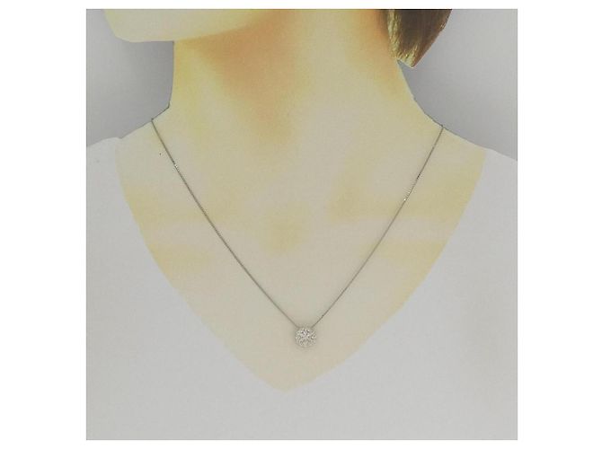 Autre Marque Collana in platino e diamanti Argento - vista 6