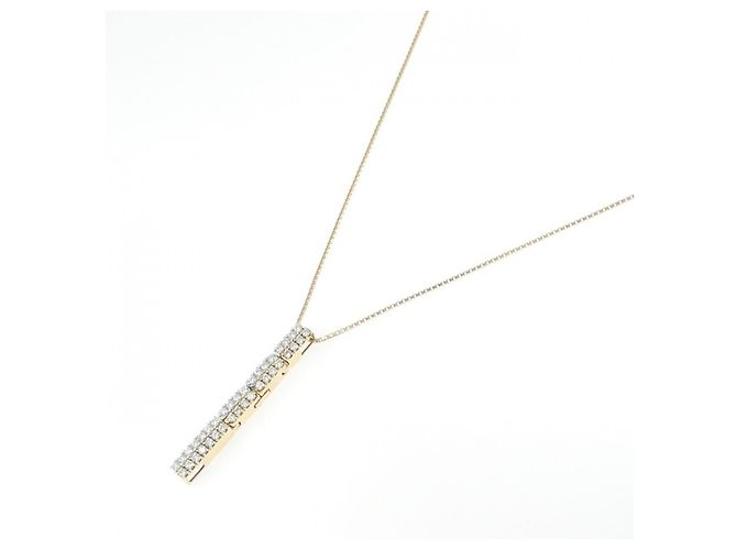 Autre Marque Colar de Diamante Au750 Dourado - vista 2