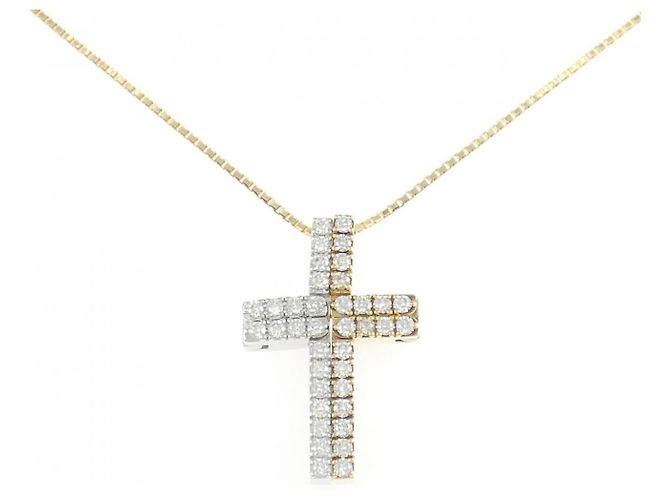 Autre Marque Colar de Diamante Au750 Dourado - vista 6