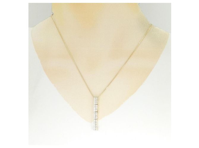Autre Marque Colar de Diamante Au750 Dourado - vista 7
