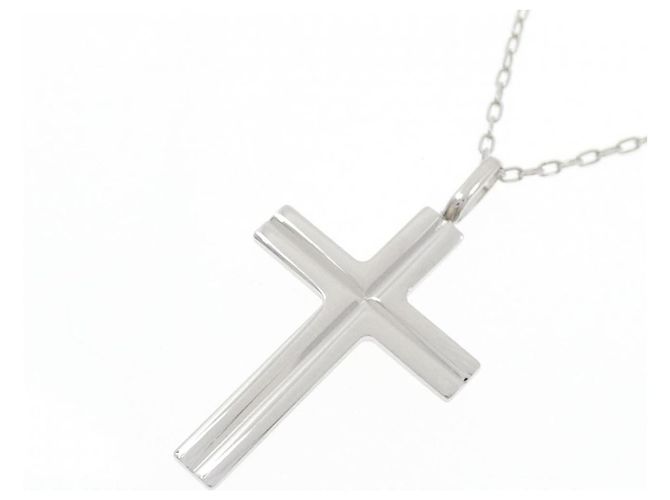 Autre Marque Collana Croce Au750 Argento - vista 3