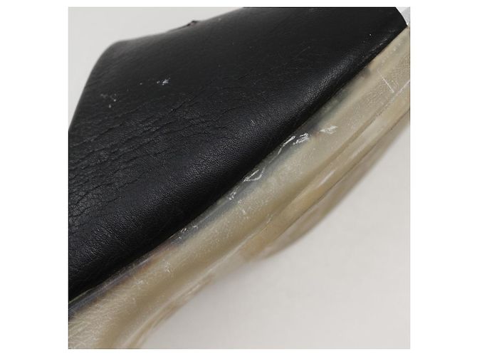 Timeless Sandali Chanel Coco Mark in pelle Nero - vista 14