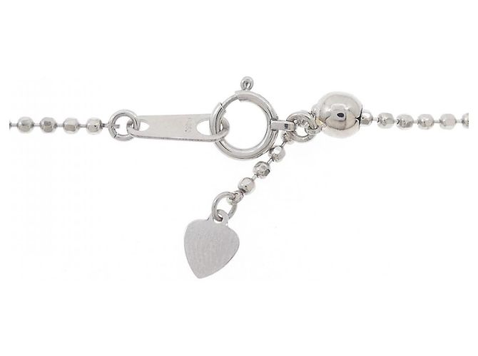 Autre Marque Collana Cross con Diamanti in Oro Bianco Au750 e Oro Nero Au750 PT850 - vista 5