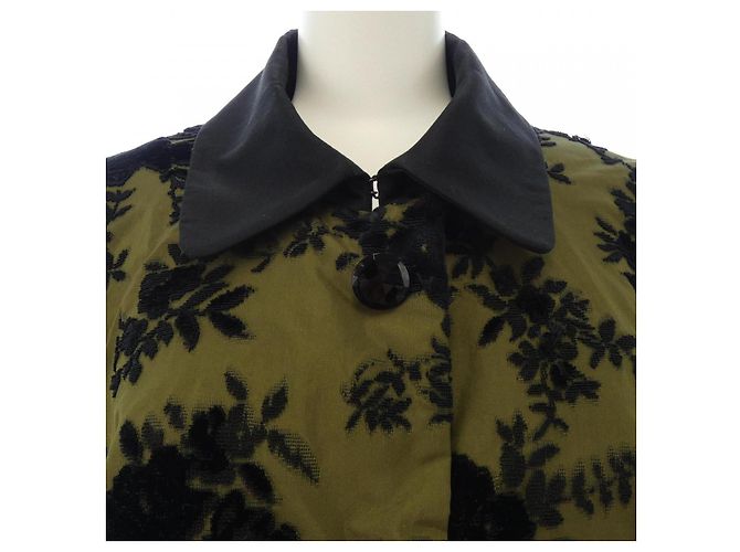 Abrigo de seda Christian Dior Negro - vista 5