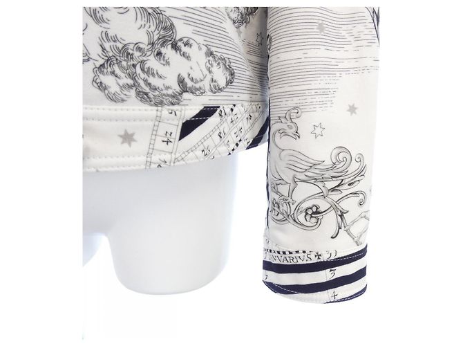 Hermès Giacca di lana Hermes Nero Bianco - vista 6