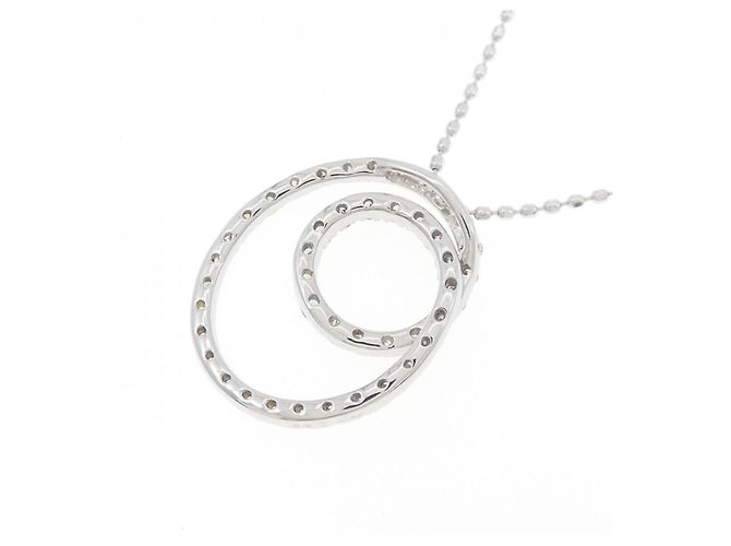 Autre Marque Collana con diamanti Au750 Argento - vista 4