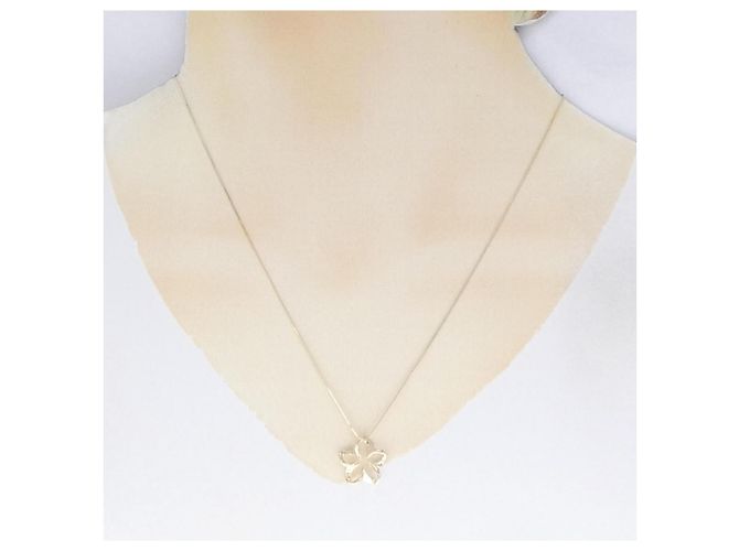 Autre Marque Collana a fiore in oro giallo 14K D'oro - vista 5