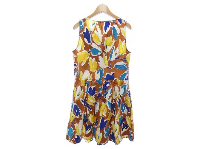 Autre Marque PENNYBLACK Kleid Braun Blau Gelb - Ansicht 2