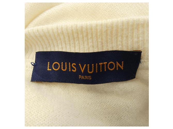 Punto de cachemira Louis Vuitton Blanco - vista 4