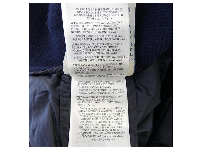 Chaqueta de plumón Moncler Azul Azul marino - vista 3
