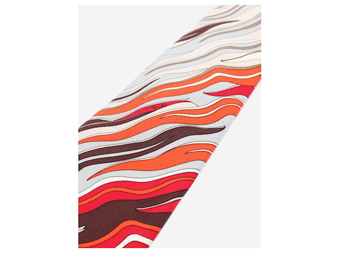 Emilio Pucci Multicolour silk printed tie Multiple colors - view 2