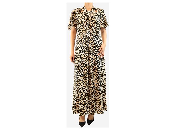 Alice by Temperley Maxikleid mit Leopardenmuster - Größe UK 16 - Ansicht 3