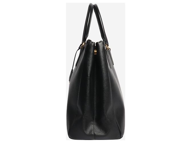 Prada Borsa Galleria in Saffiano nero - vista 2