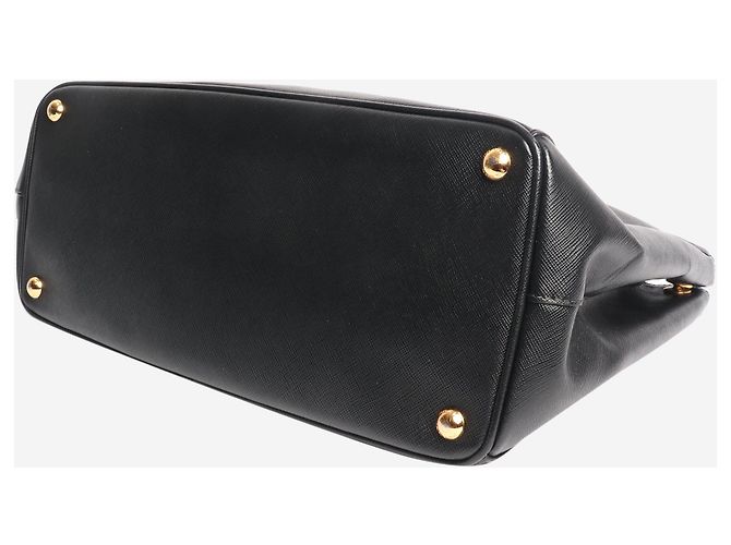 Prada Borsa Galleria in Saffiano nero - vista 4