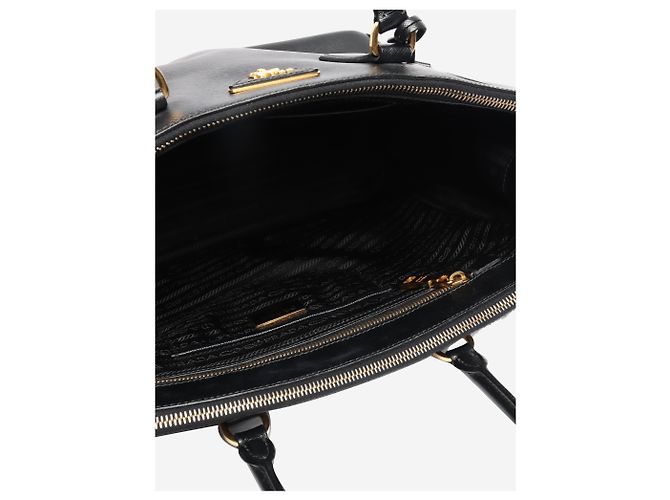 Prada Borsa Galleria in Saffiano nero - vista 7
