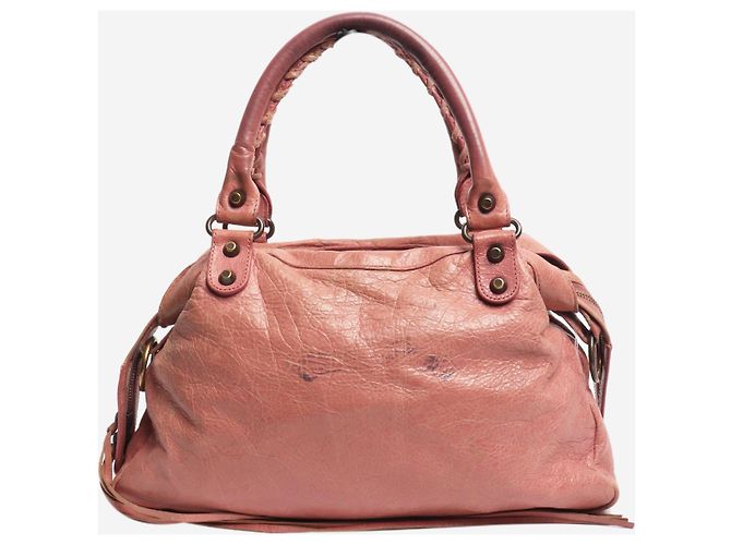 Balenciaga Piccola borsa city rosa - vista 2