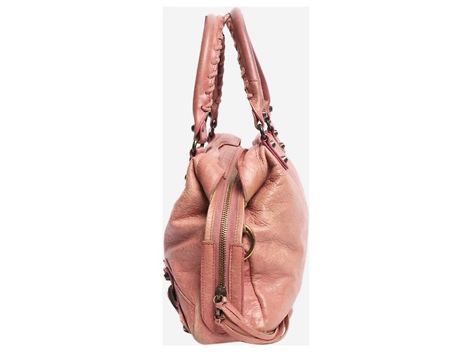 Balenciaga Piccola borsa city rosa - vista 4