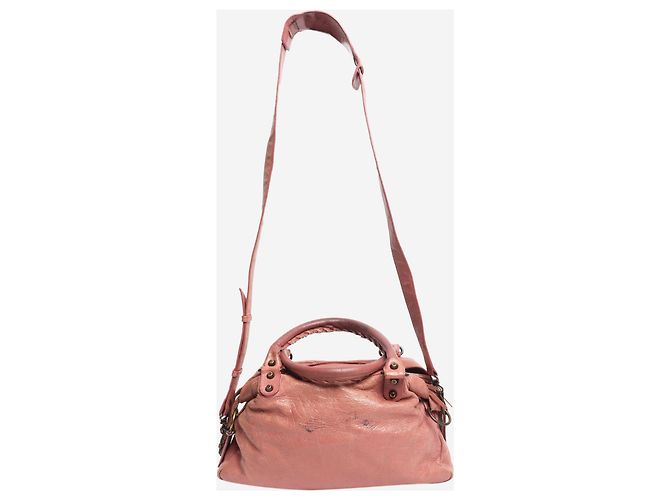 Balenciaga Piccola borsa city rosa - vista 5