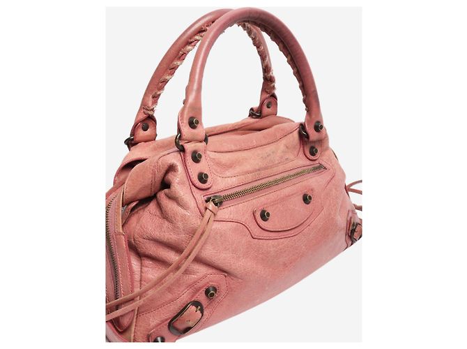 Balenciaga Piccola borsa city rosa - vista 6