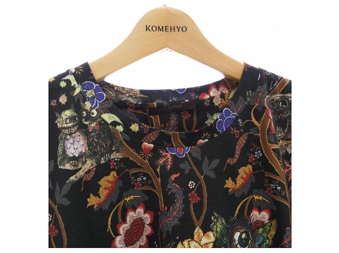 Camiseta de algodón Louis Vuitton Castaño Negro Roja - vista 5