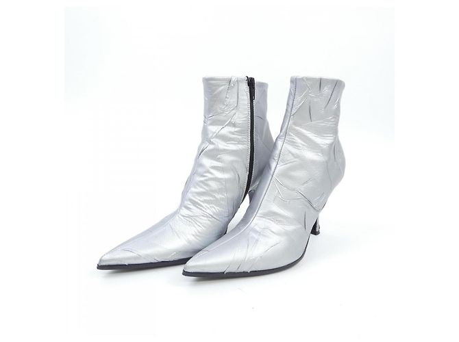 Maison Martin Margiela Botas MM6 Maison Margiela Plata - vista 3