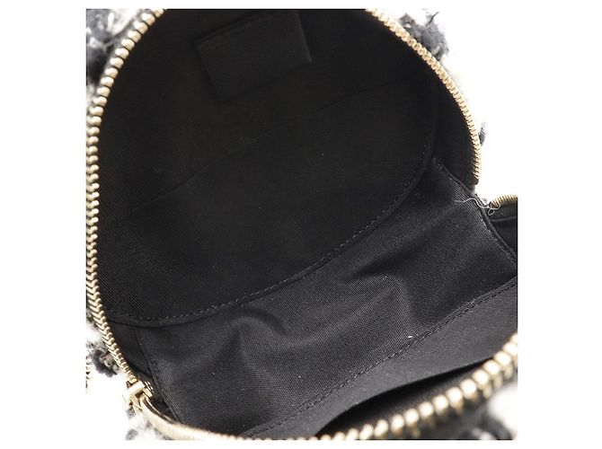 Timeless Borsa a tracolla in tweed Chanel AP0986 Nero Bianco Crudo - vista 6