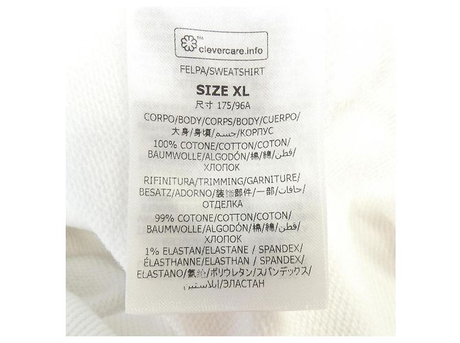 Stella Mc Cartney Sweat à capuche Stella McCartney Record Hoodie Hoodie Blanc - vue 3