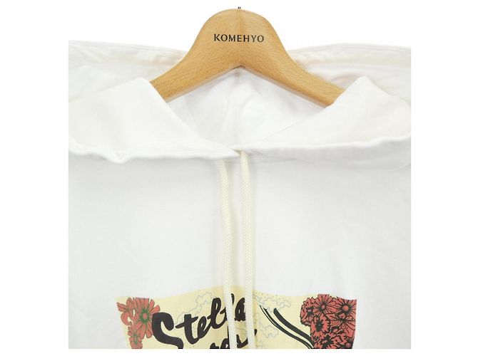 Stella Mc Cartney Sweat à capuche Stella McCartney Record Hoodie Hoodie Blanc - vue 5