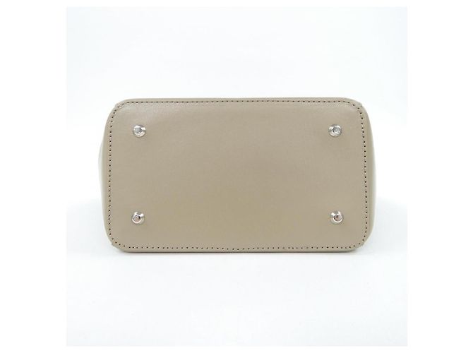 Autre Marque Borsa in pelle Carving Tribes Beige - vista 4