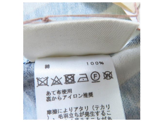 Hermès Camiseta de algodão Hermes Branco Azul - vista 7
