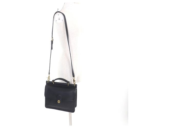 COACH 9927 Bolso de hombro de piel Negro - vista 6