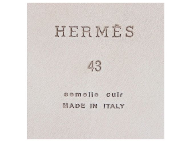 Sandali Izmir in denim Hermès Blu - vista 10
