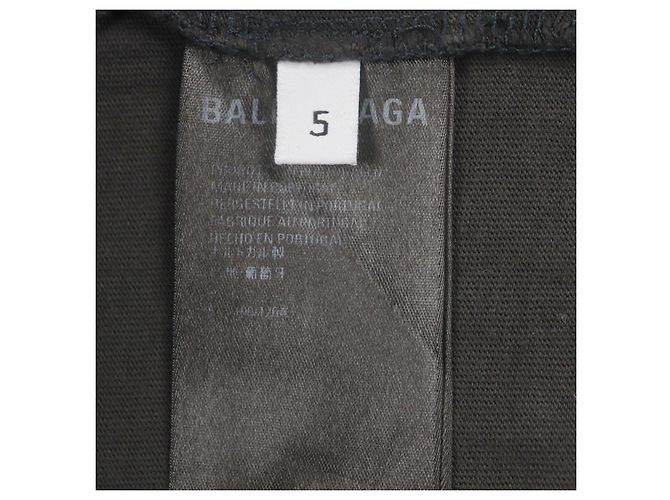 Everyday Camiseta de algodón Balenciaga Negro - vista 8