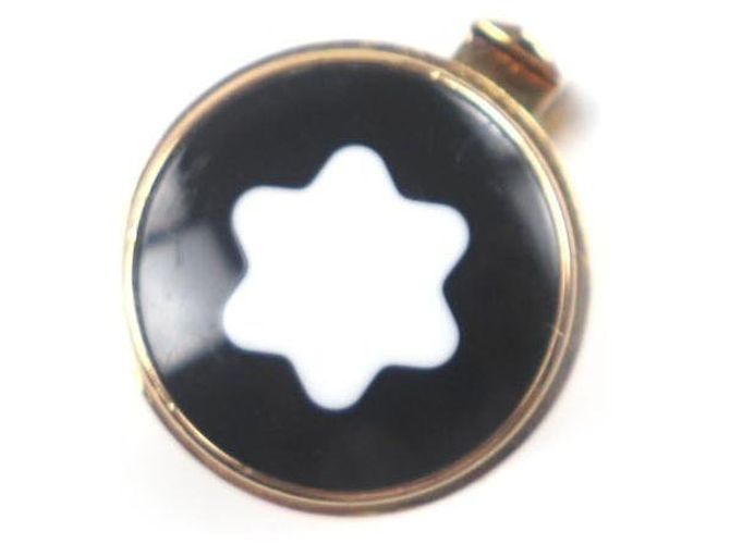 Penna a sfera Montblanc Ingrid Berkman La Donna Nero Bianco D'oro - vista 4
