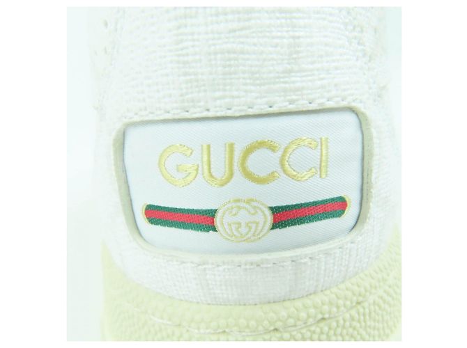 Sneakers basse Gucci GG Supreme Bianco - vista 12