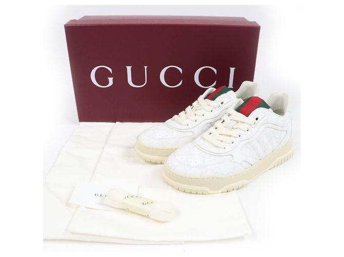Sneakers basse Gucci GG Supreme Bianco - vista 2