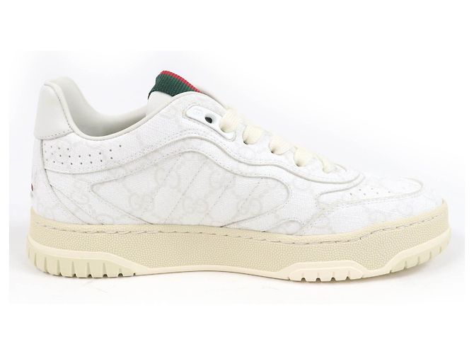Sneakers basse Gucci GG Supreme Bianco - vista 6