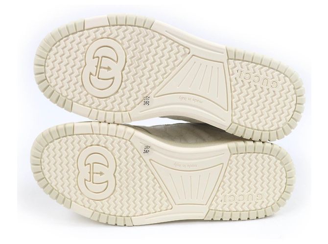 Sneakers basse Gucci GG Supreme Bianco - vista 7