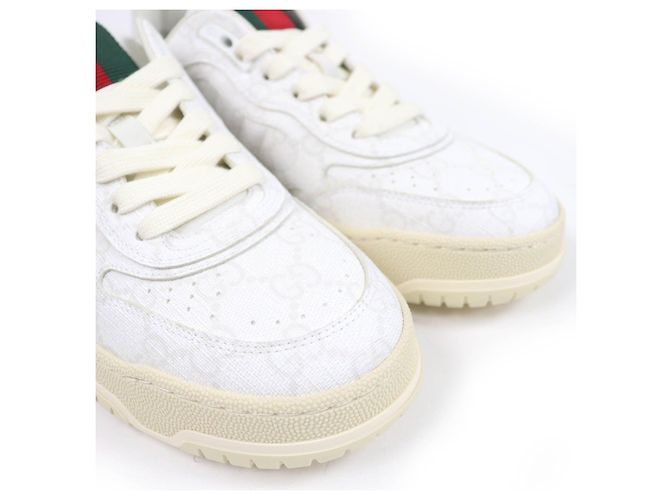 Sneakers basse Gucci GG Supreme Bianco - vista 8