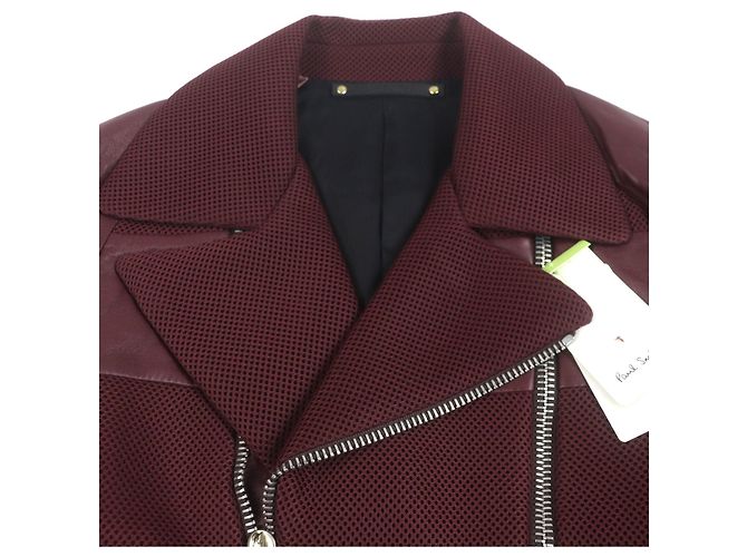 Paul Smith Lammfelljacke Braun Bordeaux - Ansicht 2