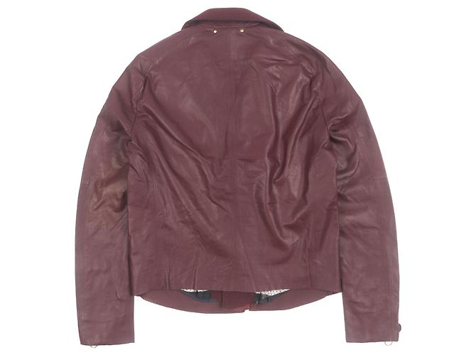 Paul Smith Lammfelljacke Braun Bordeaux - Ansicht 3