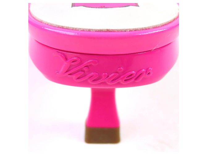 Escarpins de verniz Roger Vivier Virgul Strass Buckle Rosa - vista 9