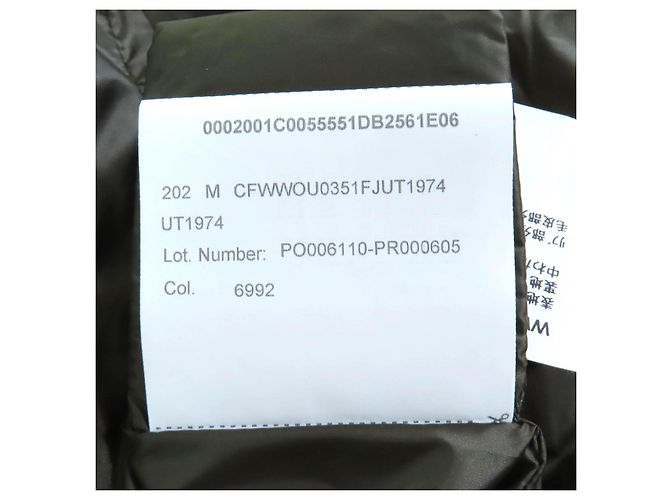Autre Marque Parka COCOON de algodón y plumón Woolrich Verde Caqui - vista 12