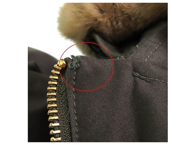 Autre Marque Parka COCOON de algodón y plumón Woolrich Verde Caqui - vista 13